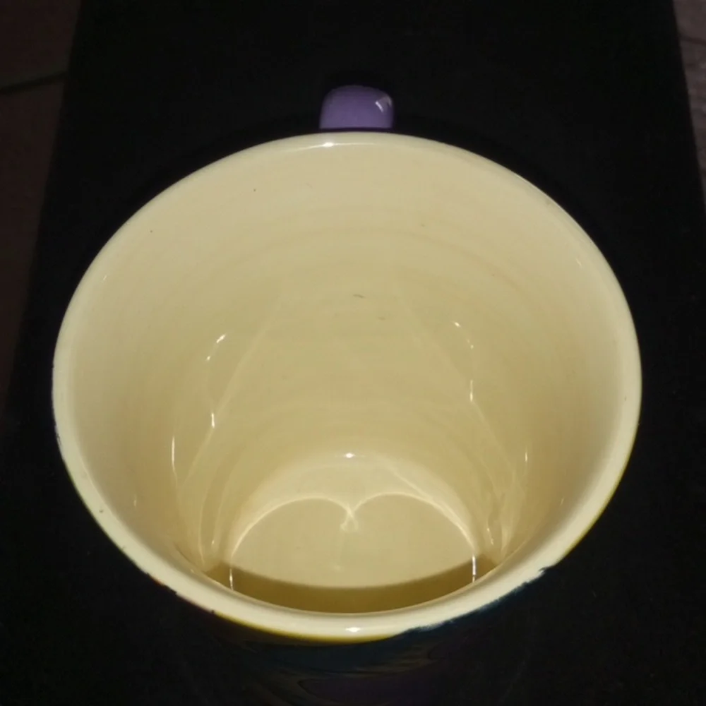Set Of Two, Pfaltzgraff Purple and Yellow Floral Mug, Merisella